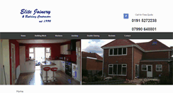 Desktop Screenshot of elitejoinery.co.uk