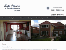Tablet Screenshot of elitejoinery.co.uk
