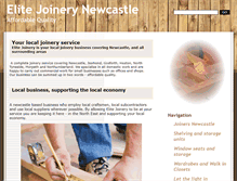 Tablet Screenshot of elitejoinery.com